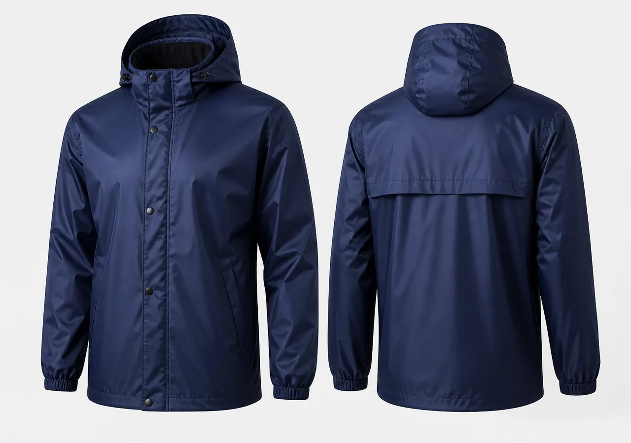 Custom waterproof jacket development for a B2B rainwear program