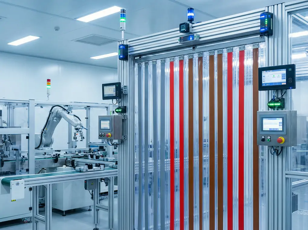 Smart warehouse door management system interface