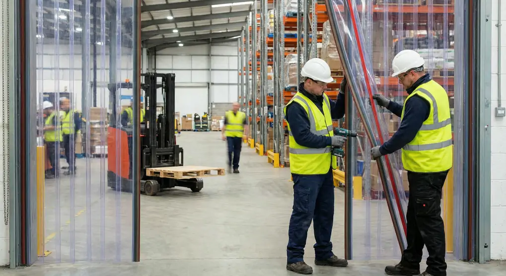 Quality tested magnetic curtains in operation